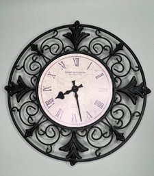 French Style Scroll Work Wall Clock