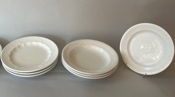 Group Of 7 Ironstone China Plates