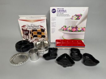 Collection Of Bakeware And Chocolate Molds