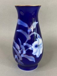 Fukagawa Cobalt Blue Vase