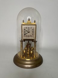 Schatz Desk Clock With Glass Dome