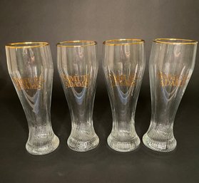 Set Of Four Sam Adams Tall Pilsner Glasses
