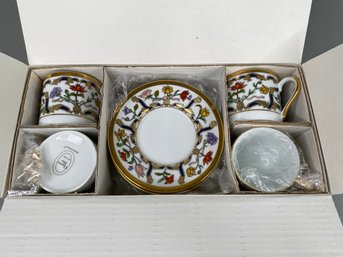 Christian Dior Fine China Renaissance Demitasse Set, Made In Japan