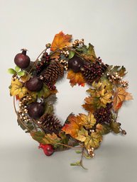 Artificial Autumnal Wreath