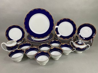 40 Piece  Partial Dinner Service Rosenthal Classic Rose Collection, Frederick The Great, Germany, C 1970-2001