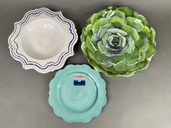 Melamine Bowls And Dishes By Baci, Nicole Miller, And Real Simple