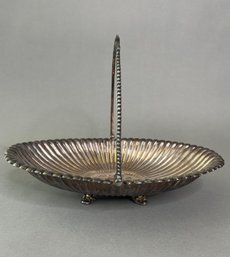 Decorative Silvertone Basket