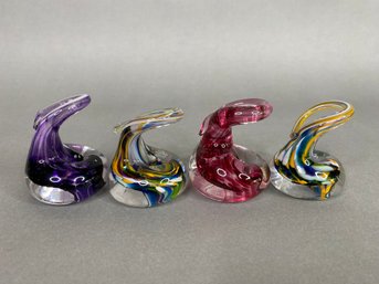 Hand Blown Murano Glass Pen Holders, 2011 (4)