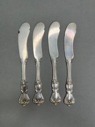 Reed & Barton Sterling Silver Butter Knives (4)