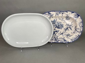 Blue And White Serving Dishes (2)