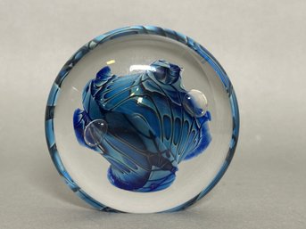 Robert Eickhold (American,1947), Art Glass Paperweight