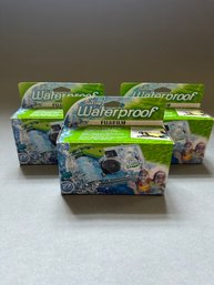 3 Fuji Film Waterproof Disposable Cameras