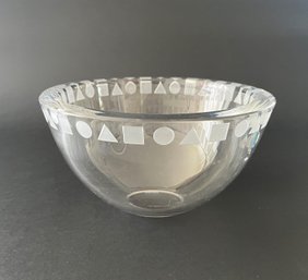 Sasaki Sengai 8 3/4' Crystal Bowl