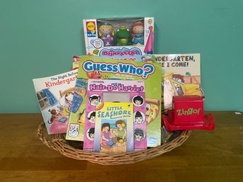 Preschool/ Kindergarten Toy Basket  With New Guess Who?, New Alex Princess Bath Toys And More