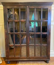 Crate And Barrel Barnstone Bookcase On Bun Feet