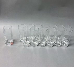 Set Of 14 Octagonal Shot Glasses