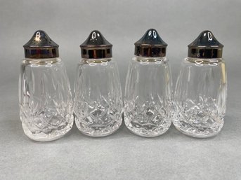 Waterford Salt And Peper Shakers (4)