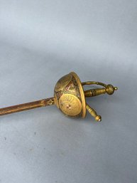18th Century Style Spanish Toledo Cup-Hilt Rapier Sword