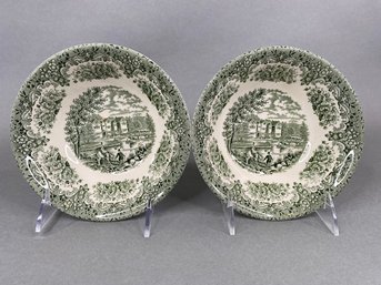 Two Staffordshire Bowls