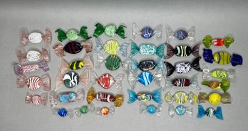 Collection Of Murano Glass Decorative Hard Candies