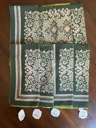 Eight New With Tags Anthropologie Home Cloth Napkins, Made In India