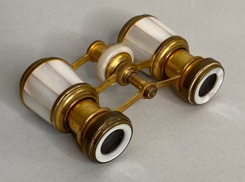 Mother Of Pearl Style Opera Glasses, Unknown Maker