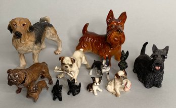 Collection Of Miniature Dog Figurines (11)
