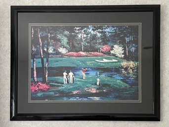 Framed Mark King Golf Art Print