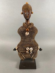 Handmade Beaded Wood Namji Fertility Doll