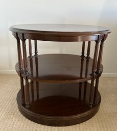 Drexel Heritage Georgian Style Tiered Side Table