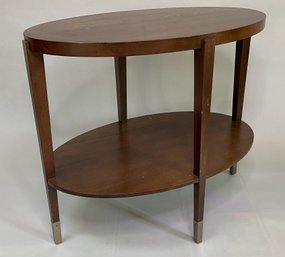 Studio By Stickley Two Tier Oval Side Table