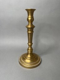 Single Brass Candle Stick Holder