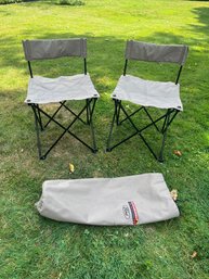 Pair Of Ford Outfitters Camping Chairs In Case