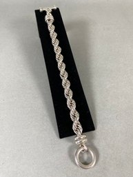 Sterling Silver Rope Bracelet