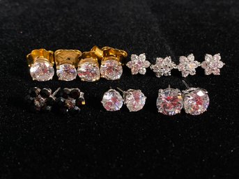 Seven Pairs Of Fashion Earring Studs