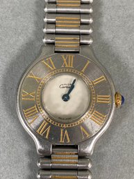 Cartier Must Du 21 Woman's Wrist Watch