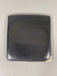 Yves Saint Laurent Black Leather Wallet