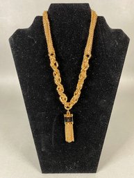 St. John Costume Gold Tone Necklace