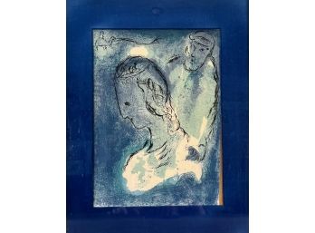 Marc Chagall (French/Russian, 1887-1985): Abraham And Sarah, 1956, From The Bible