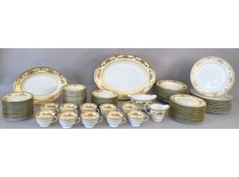 Noritake Goldana 80 Piece Partial Dinner Service, 1945 -1952