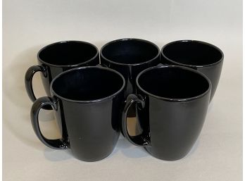 Five Corelle Stoneware Mugs