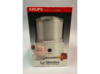 Krups La Glaciere 1 Quart Automatic Ice Cream Maker