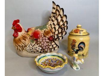Group Of Country Kitchen Items