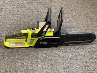 Ryobi Chainsaw Kit Model P546 With Battery And Charger