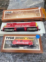 Rock Island Locomotive And Rock Island Car