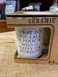 New 'Retired' Ceramic Mug
