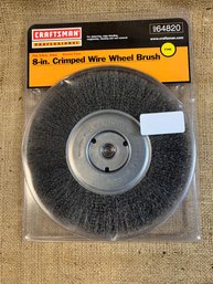 New Craftsman 8 Crimped Wire Wheel Brush