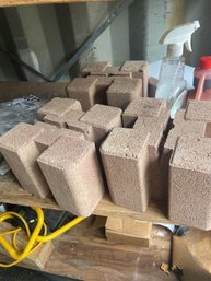 Pink Cement Blocks
