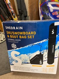 New Shedrain Ski/ Snowboard Bag Set