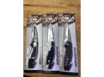 Mossy Oak Utilty Knifes. - 3 Pack